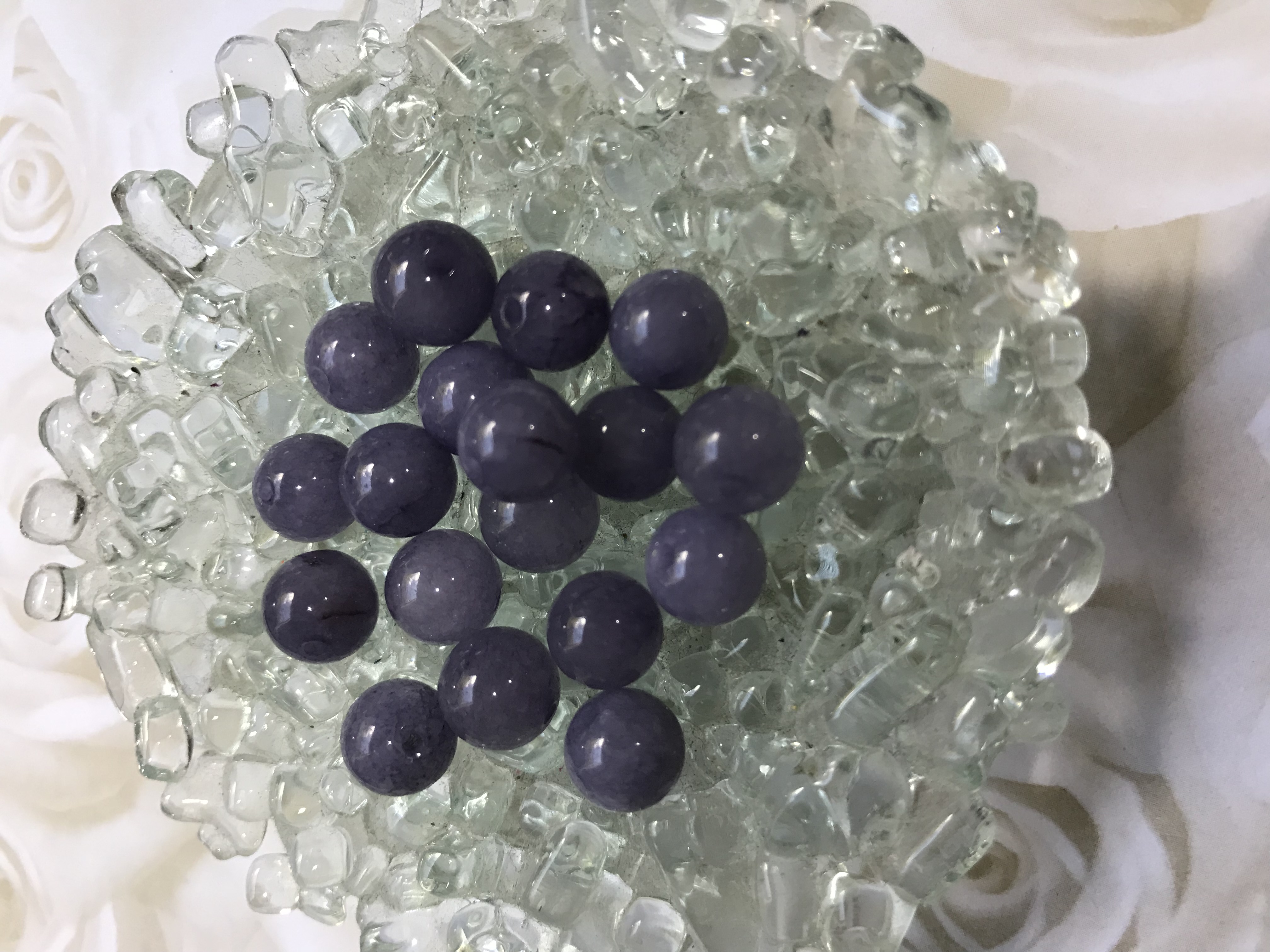 Angelite 8mm Round Beads